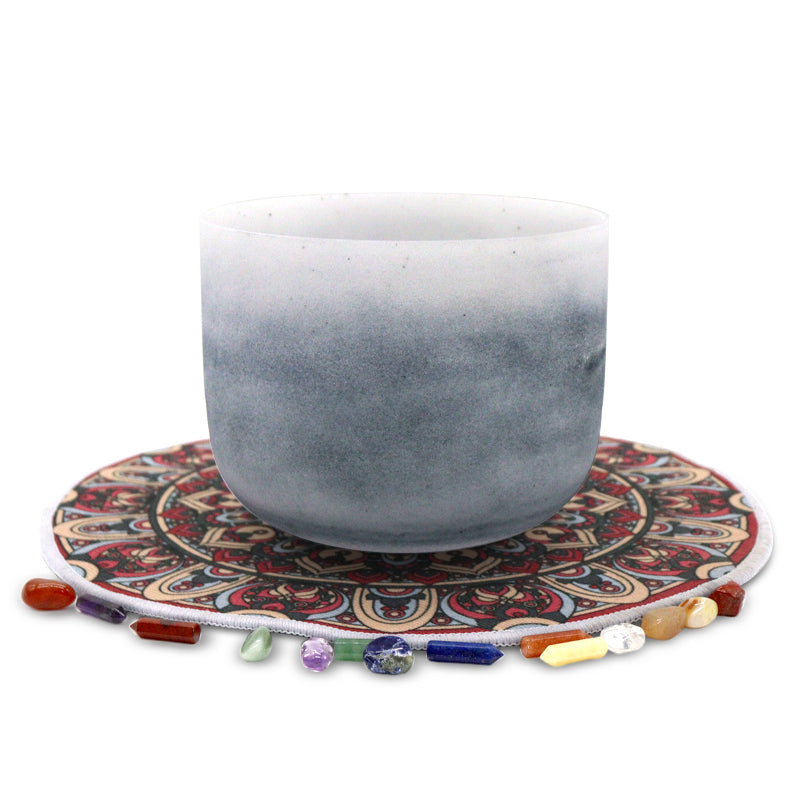 Crystal Soul High Quality Original Mineral Frosted Crystal Singing Bowls