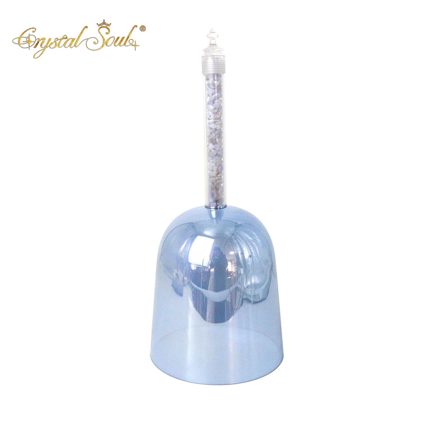 Crystal Soul Aquamarine Jade Handle Alchemy Crystal Bowl