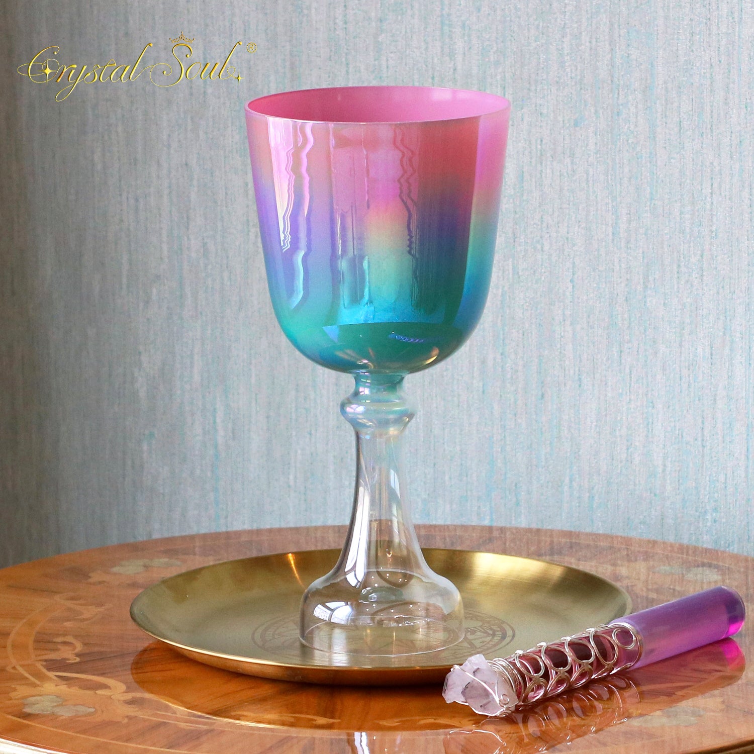 Crystal Soul Four-Layer Gradient Alchemy Holy Chalice Crystal Bowl