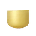Crystal Soul Gold Frosted Quartz Crystal Singing Bowl
