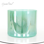 Crystal Soul Teal Laser Clear Alchemy Crystal Bowl