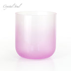Crystal Soul Pink Clear Gradient Alchemy Crystal Bowl