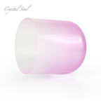 Crystal Soul Pink Clear Gradient Alchemy Crystal Bowl