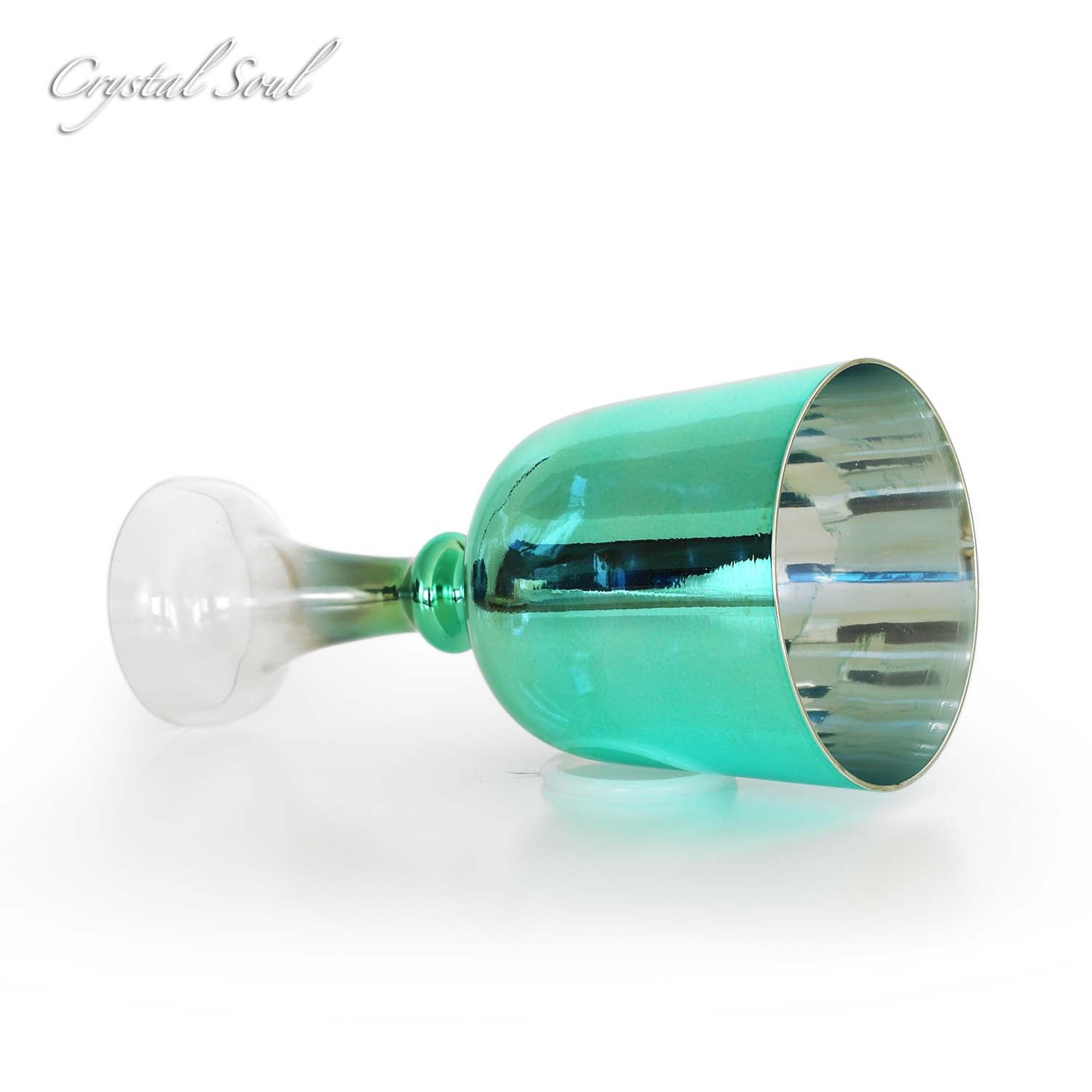 Crystal Soul Electroplated Green Holy Chalice