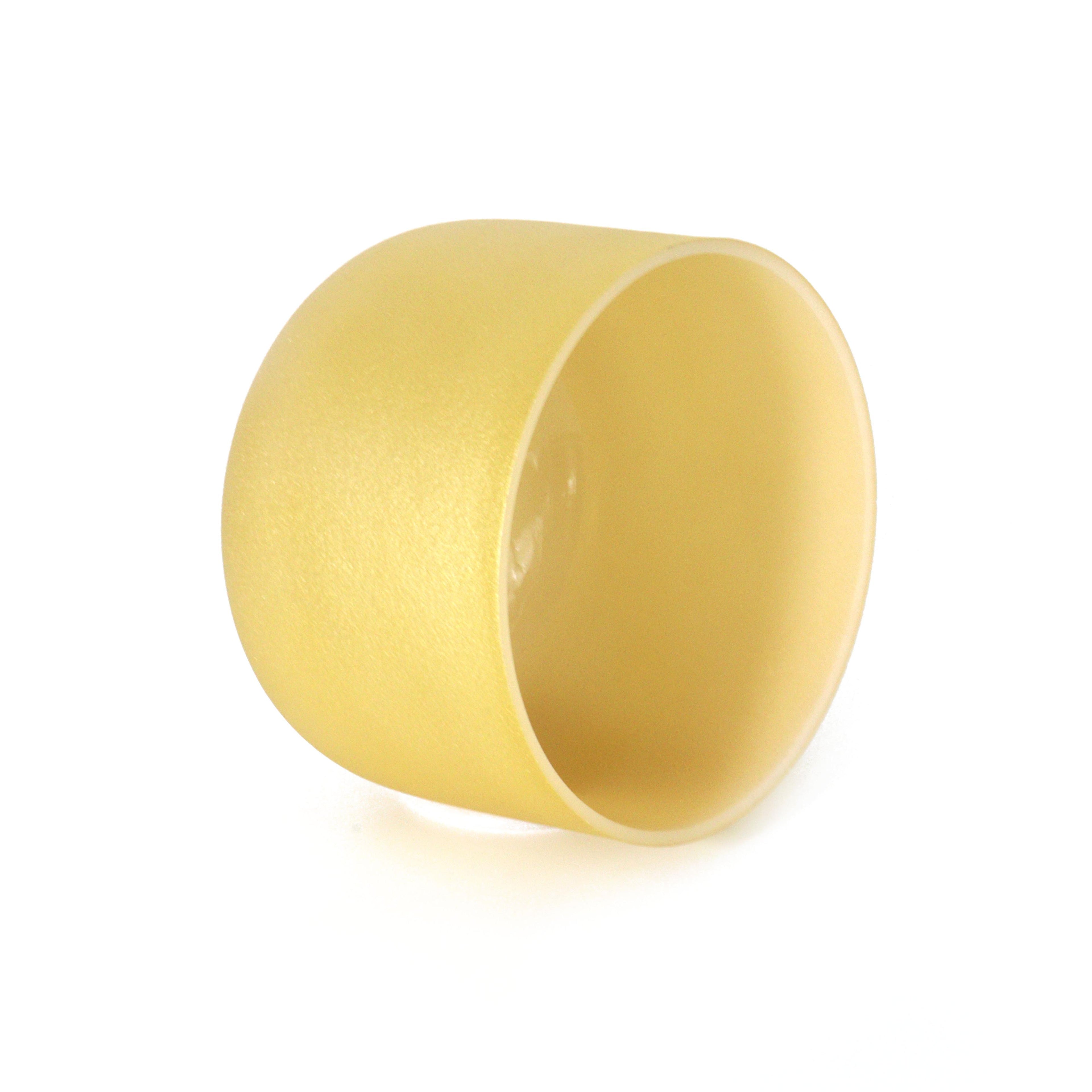 Crystal Soul Gold Frosted Quartz Crystal Singing Bowl