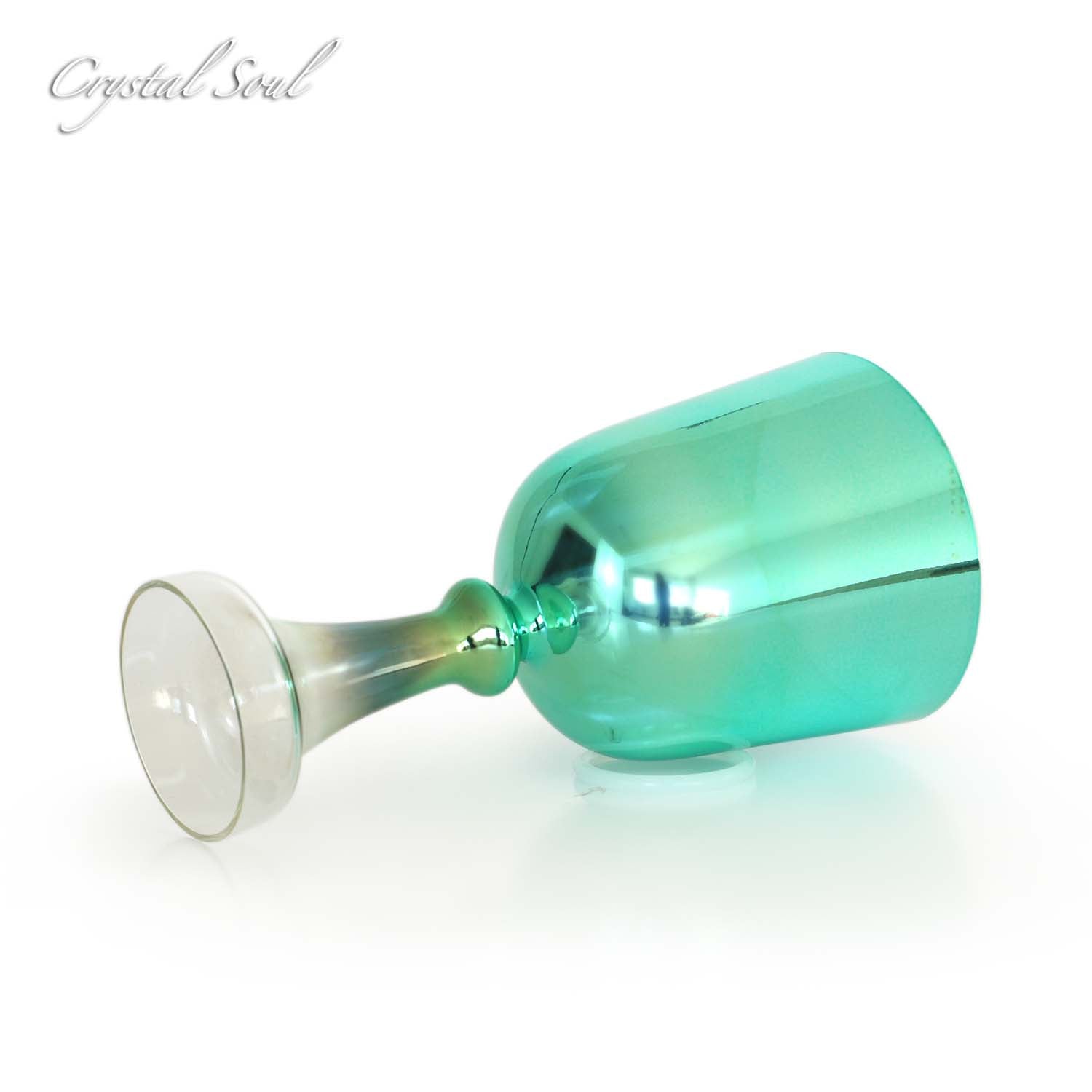 Crystal Soul Electroplated Green Holy Chalice