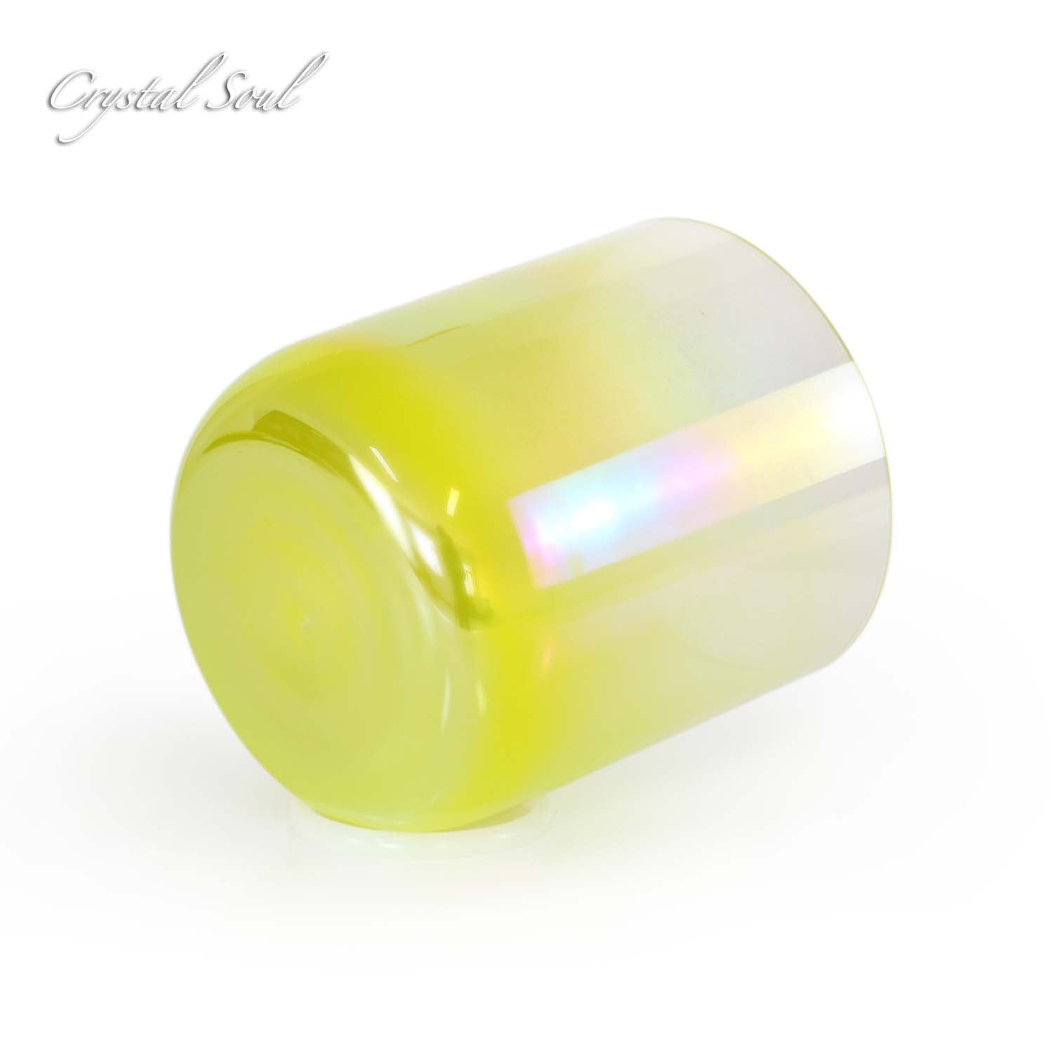 Crystal Soul Yellow Clear Gradient Alchemy Crystal Bowl