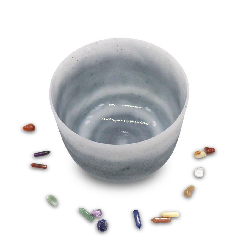 Crystal Soul High Quality Original Mineral Frosted Crystal Singing Bowls