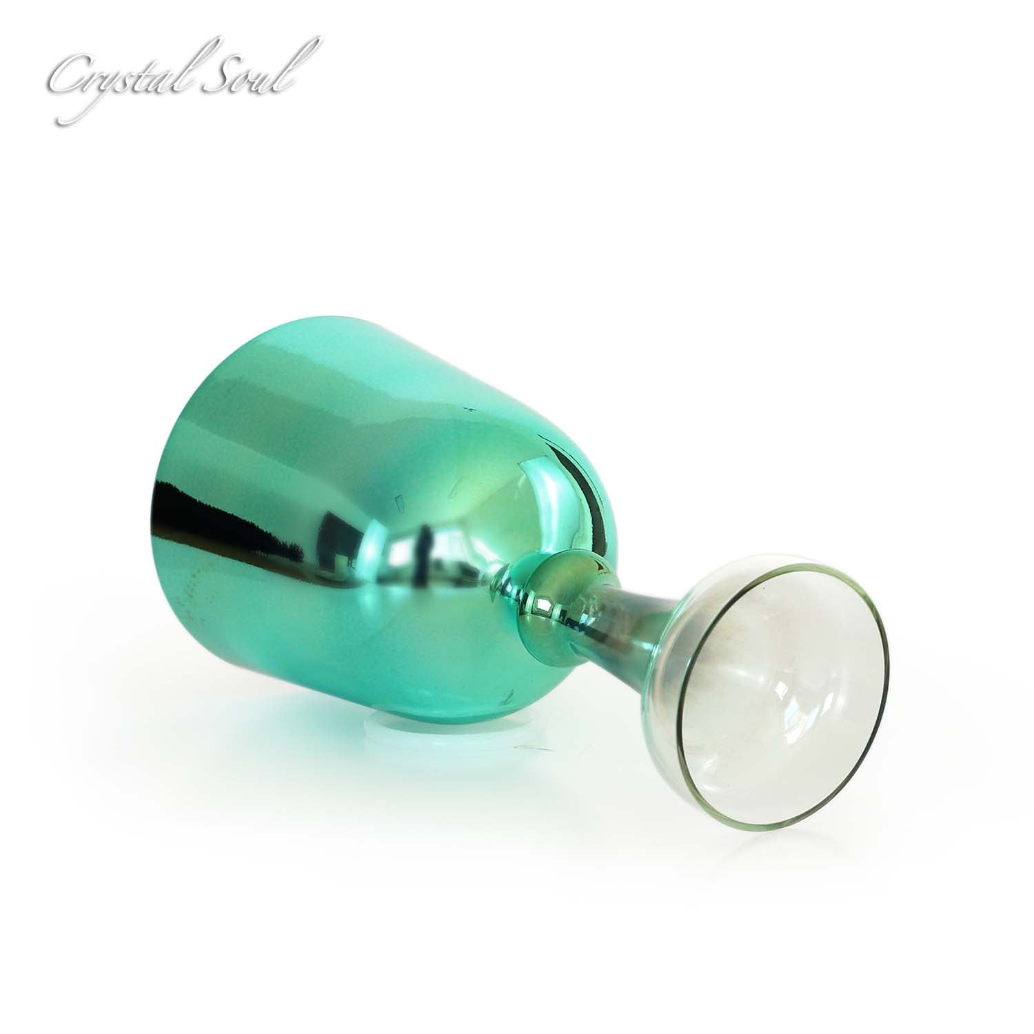 Crystal Soul Electroplated Green Holy Chalice