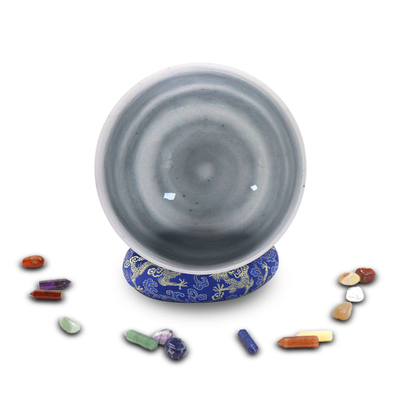 Crystal Soul High Quality Original Mineral Frosted Crystal Singing Bowls
