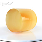 Crystal Soul Orange Tie-Dye Alchemy Crystal Bowl
