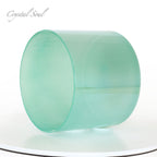 Crystal Soul Teal Laser Clear Alchemy Crystal Bowl