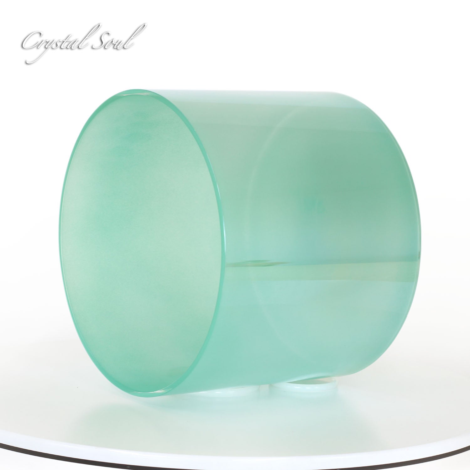 Crystal Soul Teal Laser Clear Alchemy Crystal Bowl