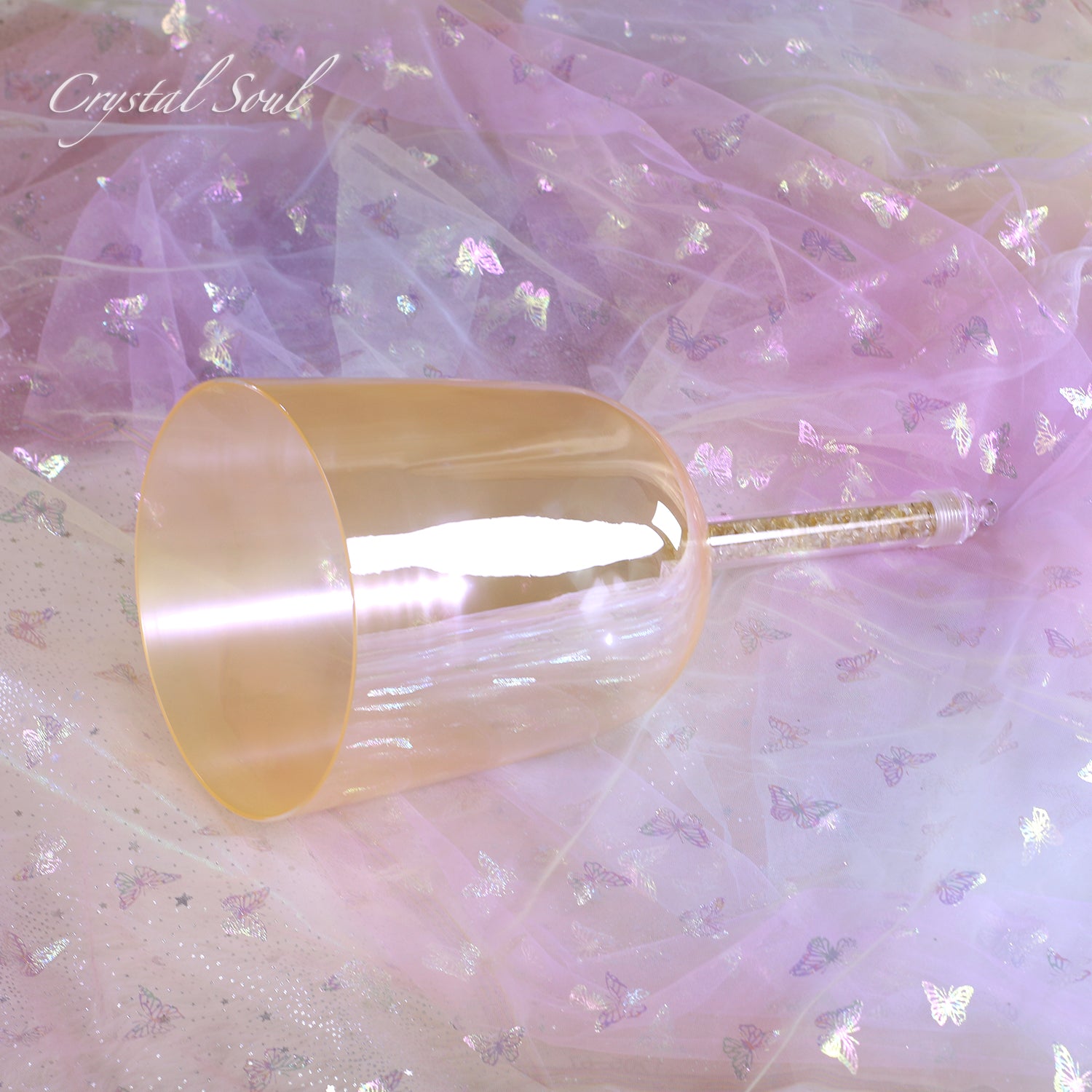 Crystal Soul Crystal Handle Bowl Customizable Octave 3rd 4th Perfect Pitch