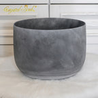 Crystal Soul High Quality Original Mineral Gray Obsidian Frosted Crystal Bowl