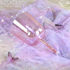 Crystal Soul Pink Pearl Handheld Crystal Bowl Customizable Octave 3rd 4th