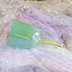 Crystal Soul Green Handheld Crystal Bowl Customizable Octave 3rd 4th