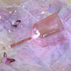 Crystal Soul Pink Pearl Handheld Crystal Bowl Customizable Octave 3rd 4th