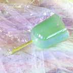 Crystal Soul Green Handheld Crystal Bowl Customizable Octave 3rd 4th