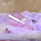 Crystal Soul Pink Pearl Handheld Crystal Bowl Customizable Octave 3rd 4th