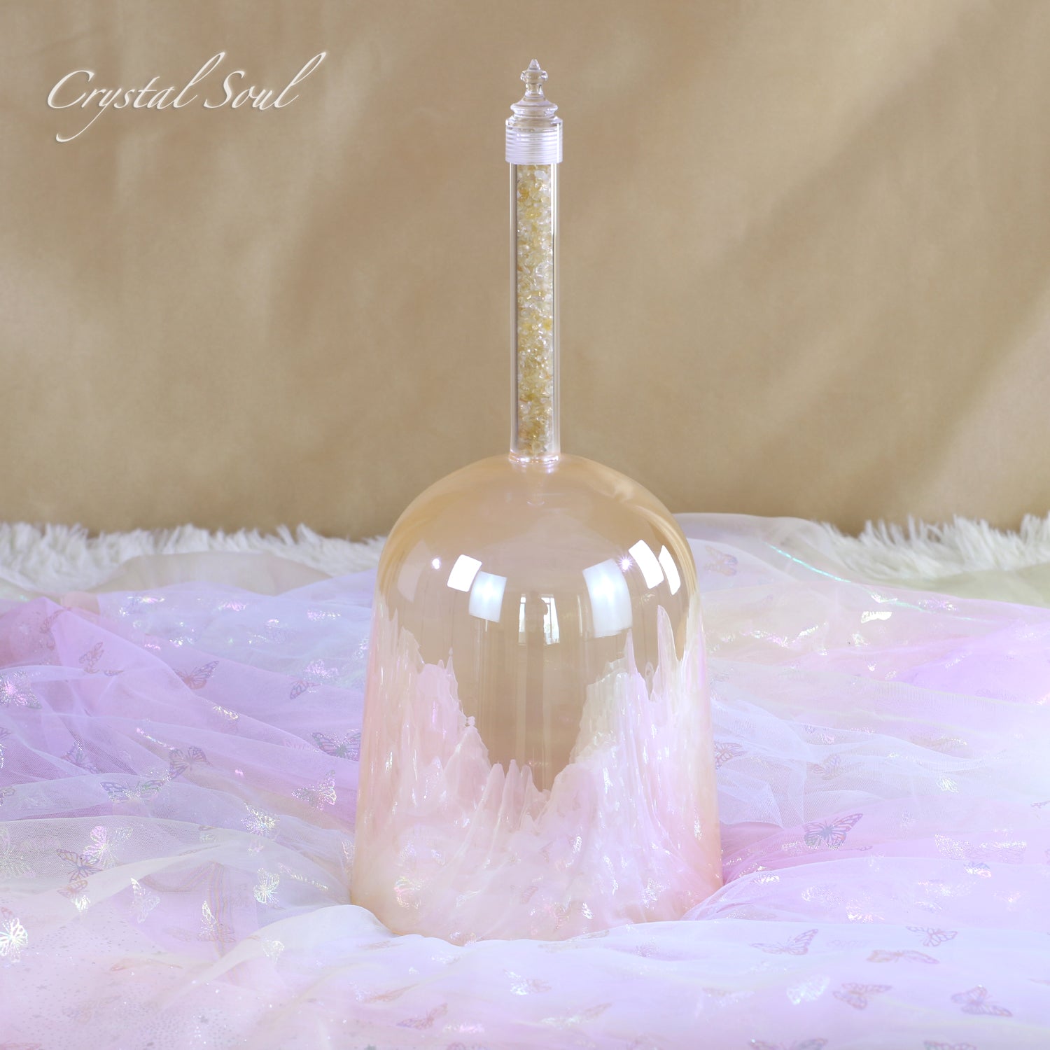 Crystal Soul Crystal Handle Bowl Customizable Octave 3rd 4th Perfect Pitch