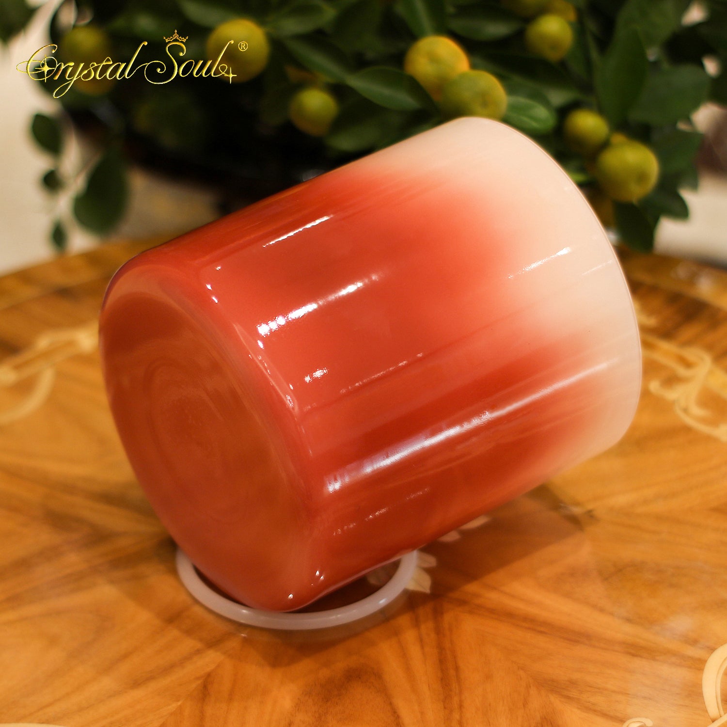 Crystal Soul Exclusive New Glaze-Red Alchemy Crystal Bowl