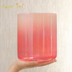 Crystal Soul Rose Pink Pearl Glow Gradient Alchemy Crystal Bowl