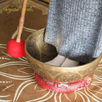 Crystal Soul 40cm Handmade Feet Carved Singing Bowl Standing Bowls