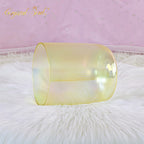 Crystal Soul Yellow Aurora Clear Alchemy Crystal Bowl