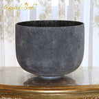 Crystal Soul High Quality Original Mineral Obsidian Frosted Crystal Bowl