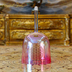 Crystal Soul Pink Gradient Flower of Life Handle Alchemy Crystal Bowl