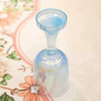 Crystal Soul High Quality Custom Engraved Sky Blue Holy Grail Alchemy Crystal Bowl