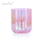 Crystal Soul Aurora Translucent Pink Alchemy Crystal Singing Bowl