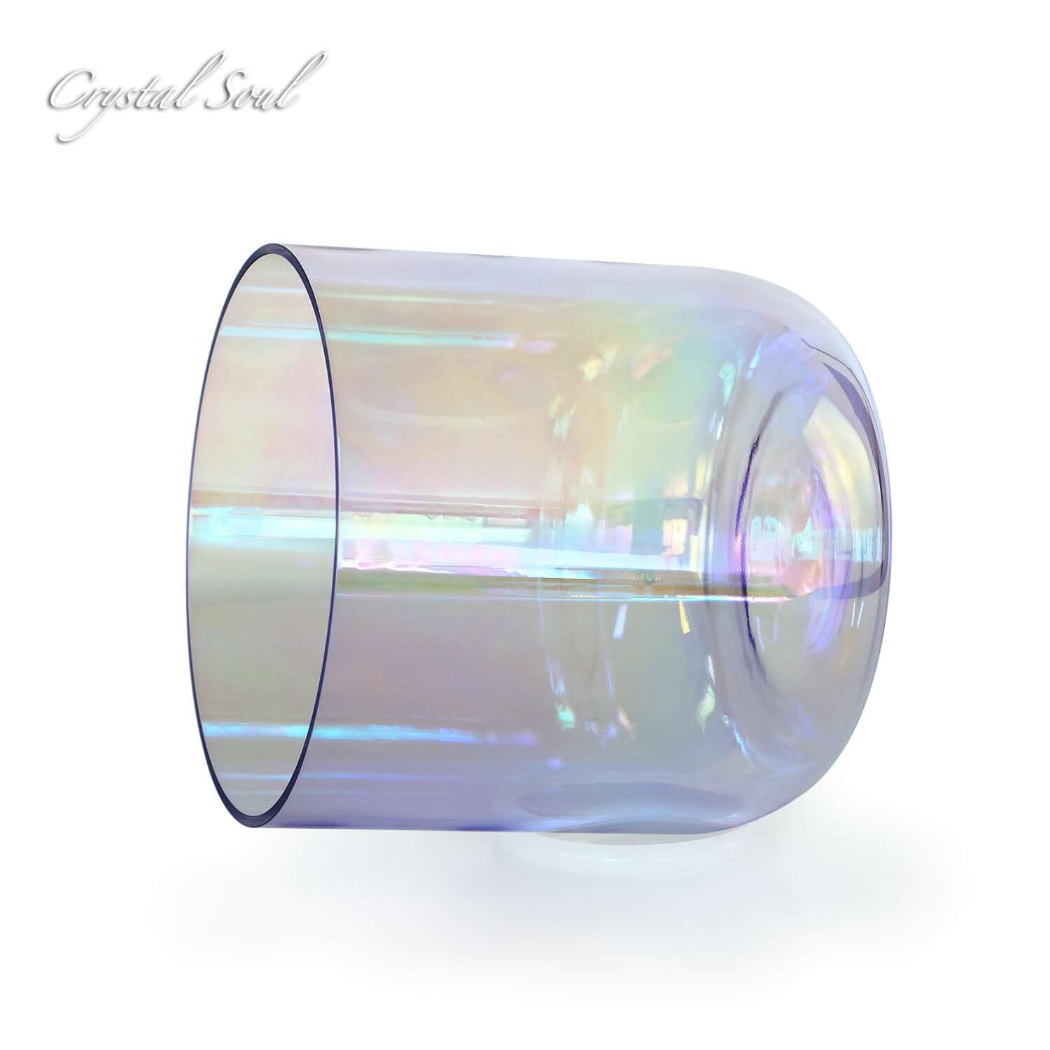 Crystal Soul Purple Clear Crystal Singing Bowl