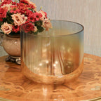 Crystal Soul High Quality Thickened Indigo Gold Gradient Alchemy Crystal Bowl