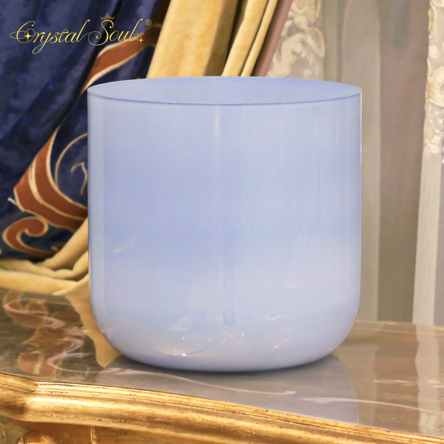 Crystal Soul Ceramic Crystal Soul Sapphire Purple Gradient Alchemy Crystal Bowl