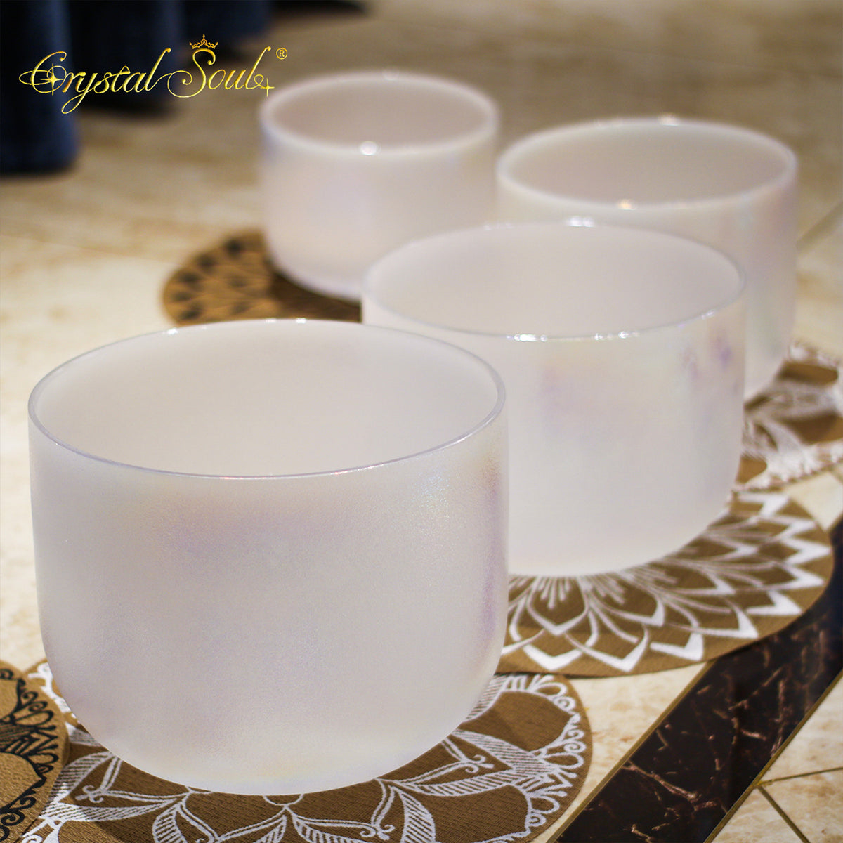 Crystal Soul Moonstone Alchemy Crystal Bowl Sets