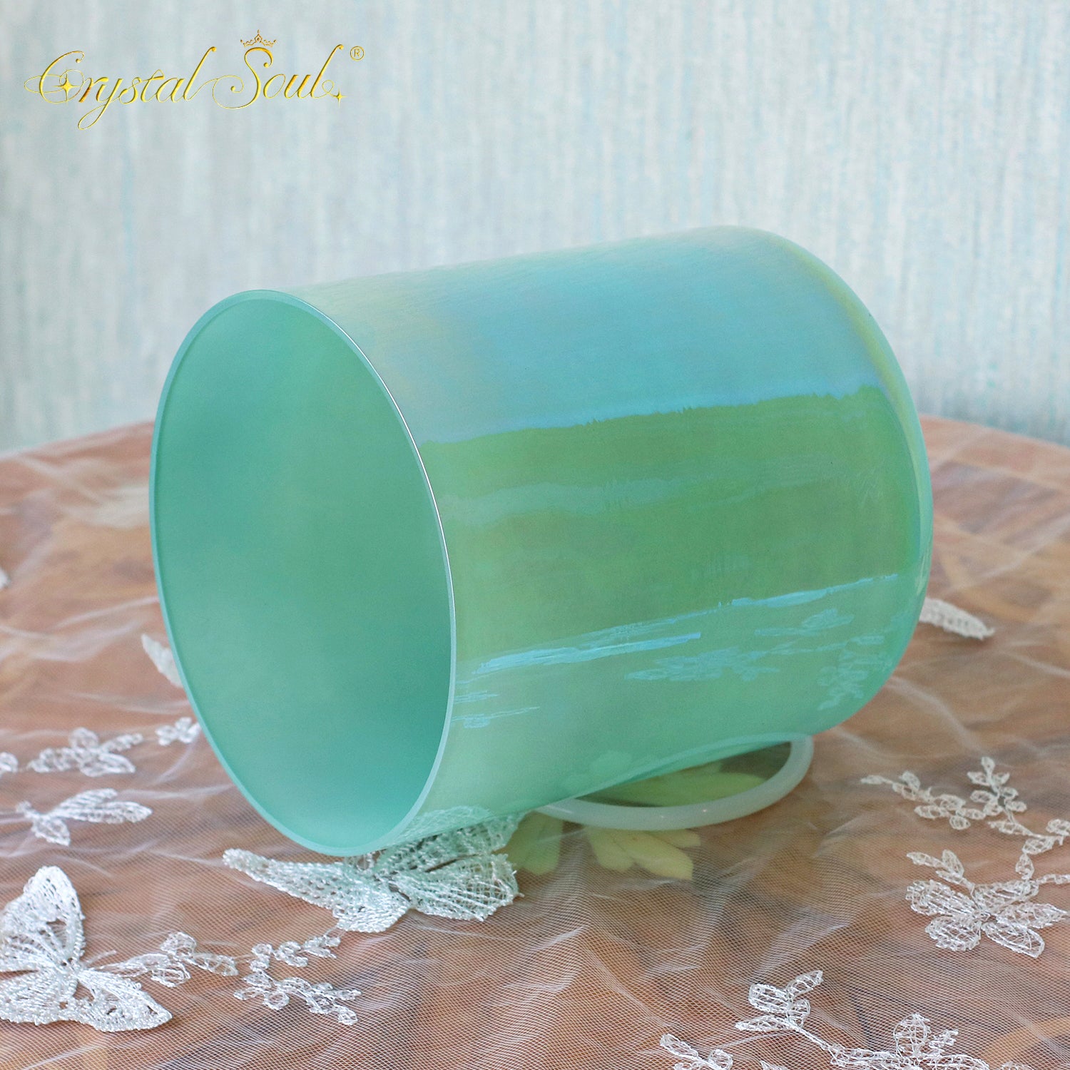 Crystal Soul Jade Green Alchemy Crystal Bowl