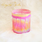 Crystal Soul Spiritual Series Crimson Flame Gilded Glow Alchemy Crystal Bowl