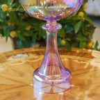 Crystal Soul High Quality Purple Aurora Gradient Holy Chalice Crystal Singing Bowl