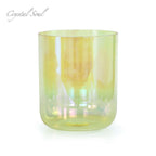 Crystal Soul Yellow Green Clear Alchemy Crystal Bowl