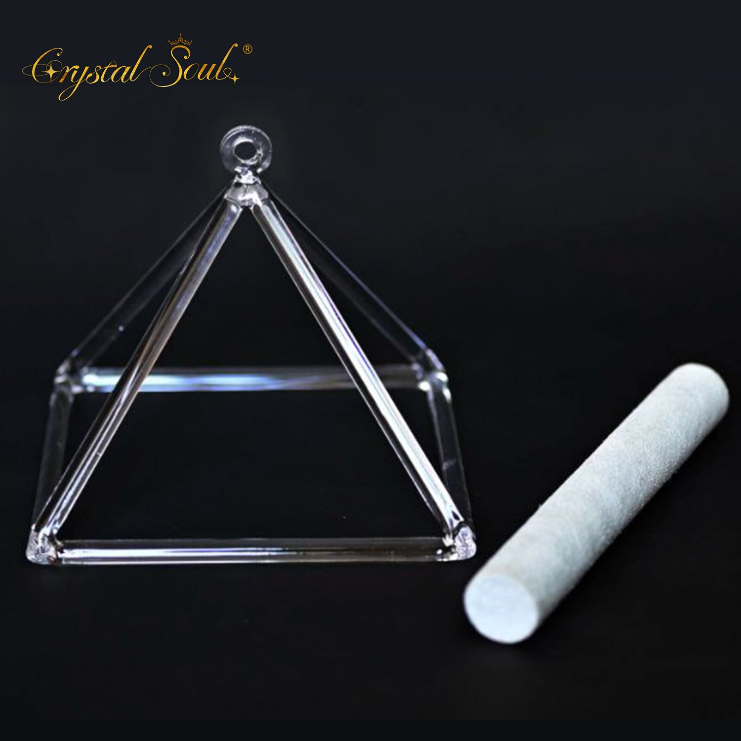 Crystal Soul Clear Crystal Pyramid