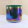 Crystal Soul Aurora Deep Green Alchemy Crystal Singing Bowl