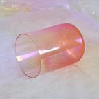 Crystal Soul Aurora Gradient Red Clear Alchemy Crystal Bowl