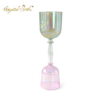 Crystal Soul Aurora Pink Green Gradient Double-headed Crystal Holy