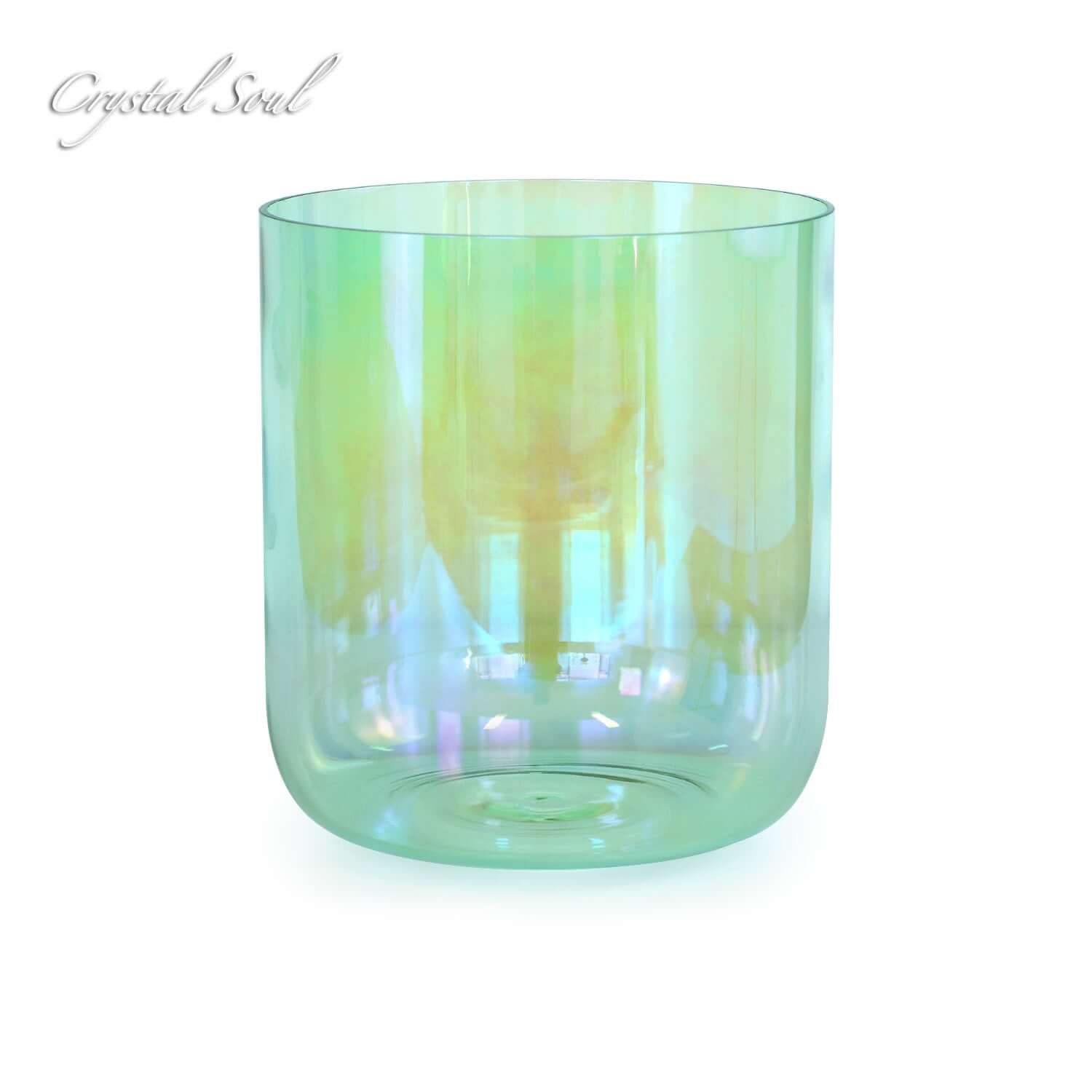 Crystal Soul Light Green Clear Alchemy Crystal Bowl