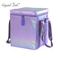 Crystal Soul Crystal Singing Bowl Aurora Purple Shockproof Bags