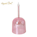 Crystal Soul Pink Clear Handle Alchemy Crystal Bowl
