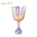 Crystal Soul Violet-Orange Clear Gradient Alchemy Holy Chalice Crystal Bowl