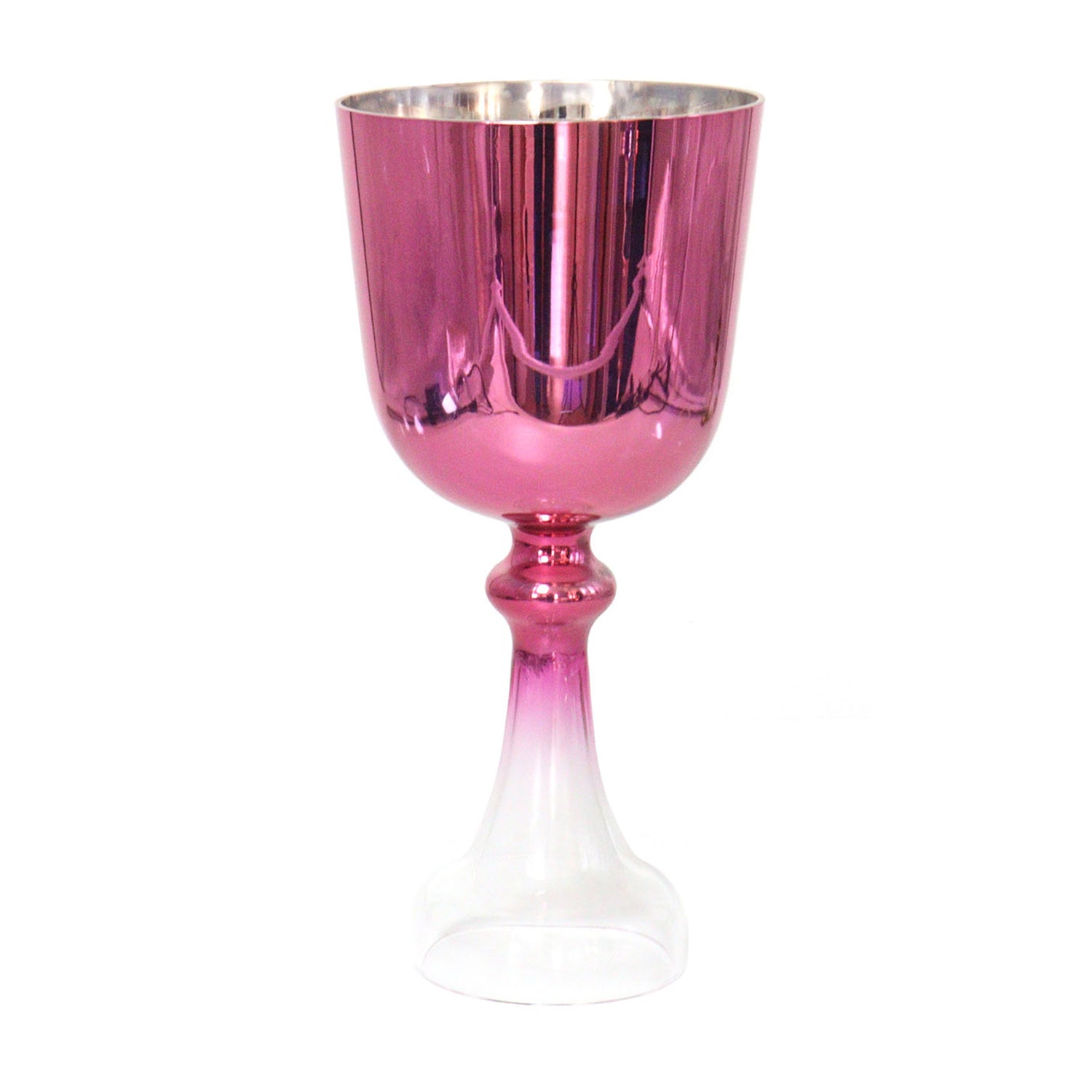 Pink And White Gradient Plating Double-headed Crystal Holy
